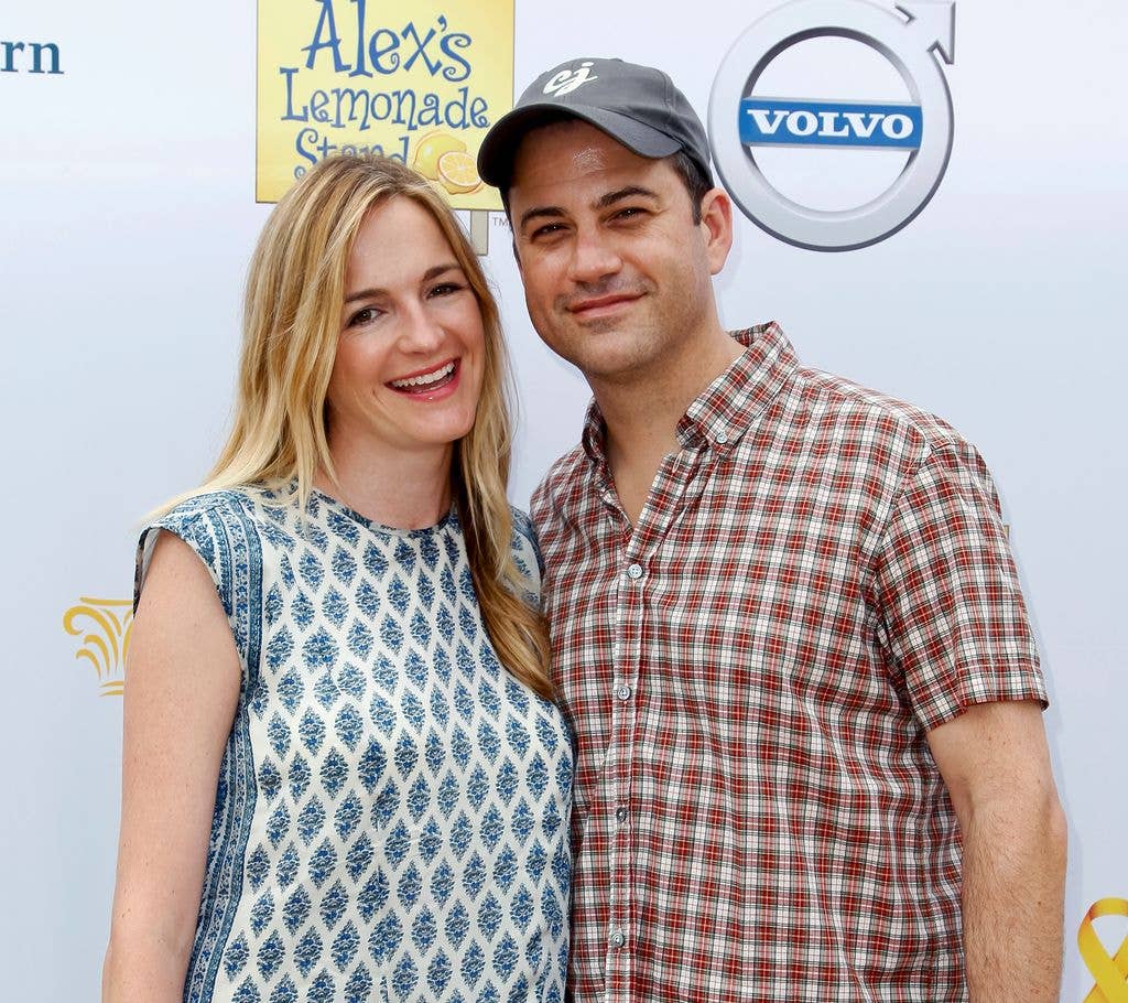 Jimmy Kimmel and Molly McNearney in 2014
