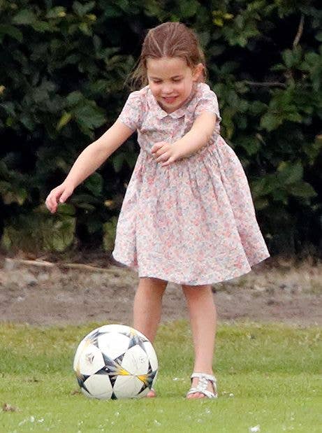 It became clear earlier this month that Charlotte is a big fan of netball after she was spotted enjoying a day at the Commonwealth Games in Glasgow alongside her family