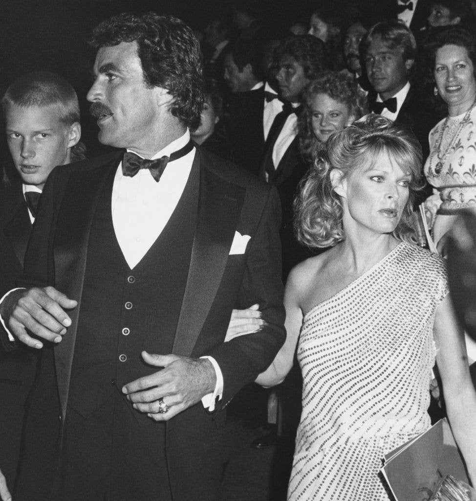 American drummer Kevin Shepard, his father American actor Tom Selleck, and mother American actress and model Jacqueline Ray attend the 34th Primetime Emmy Awards, held at the Pasadena Civic Auditorium in Pasadena, California, 19th September 1982.