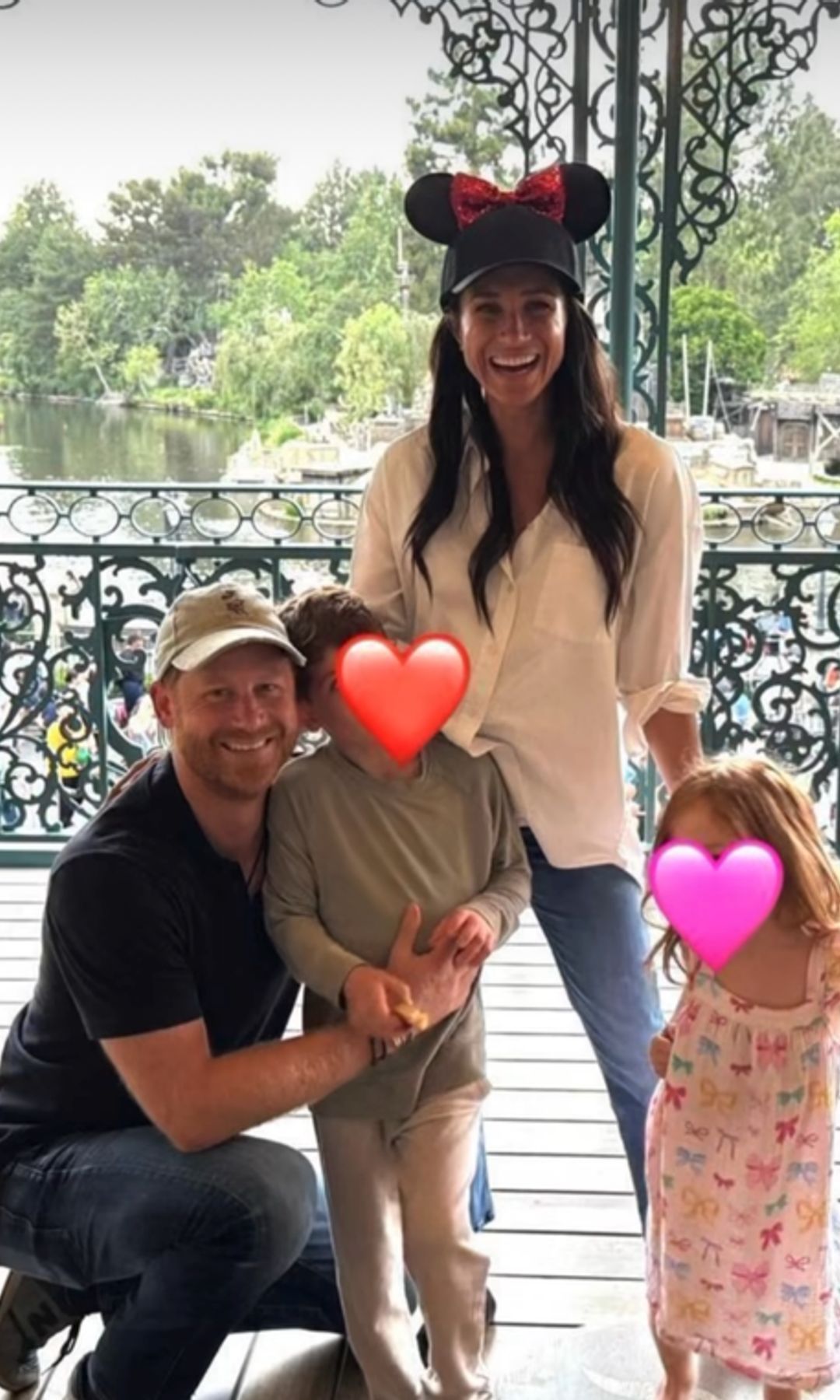 Prince Harry and Meghan Markle enjoy a family day at Disneyland with Prince Archie and Princess Lilibet, creating new memories with their children.