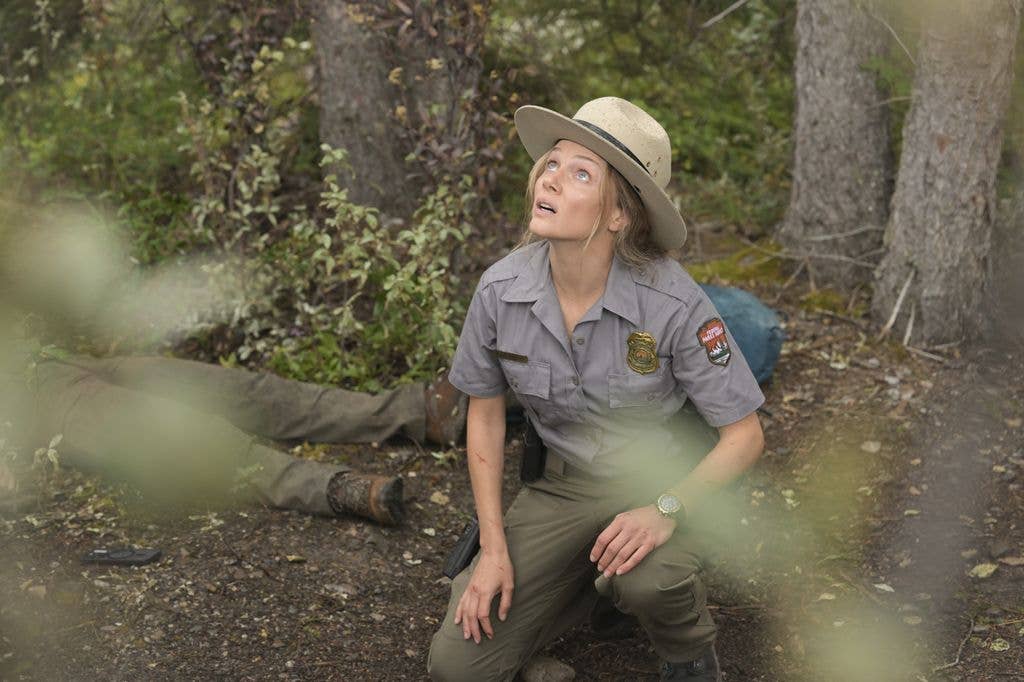 Tracy Spiridakos in still from Anna Pigeon