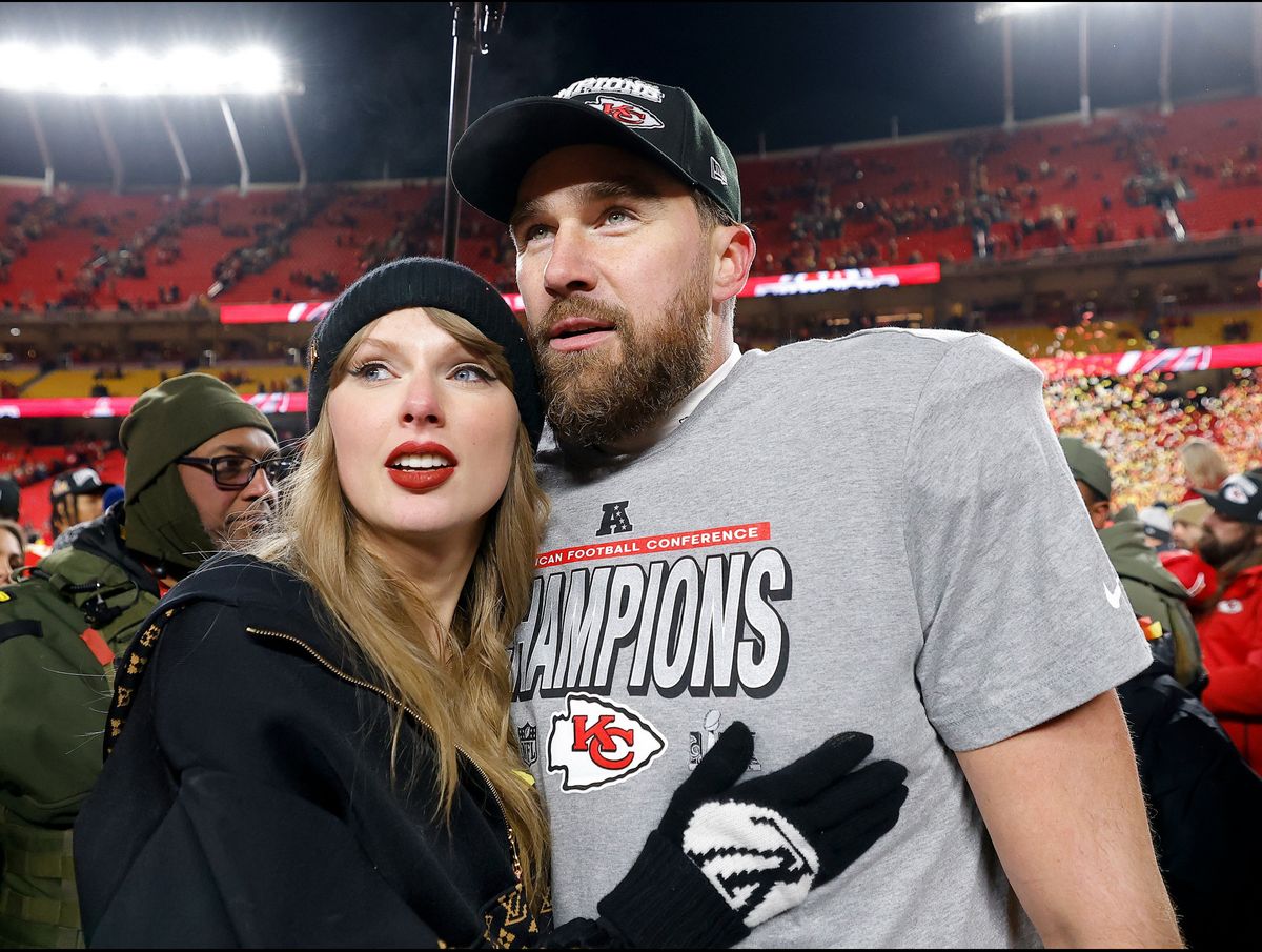 Taylor Swift and Travis Kelce