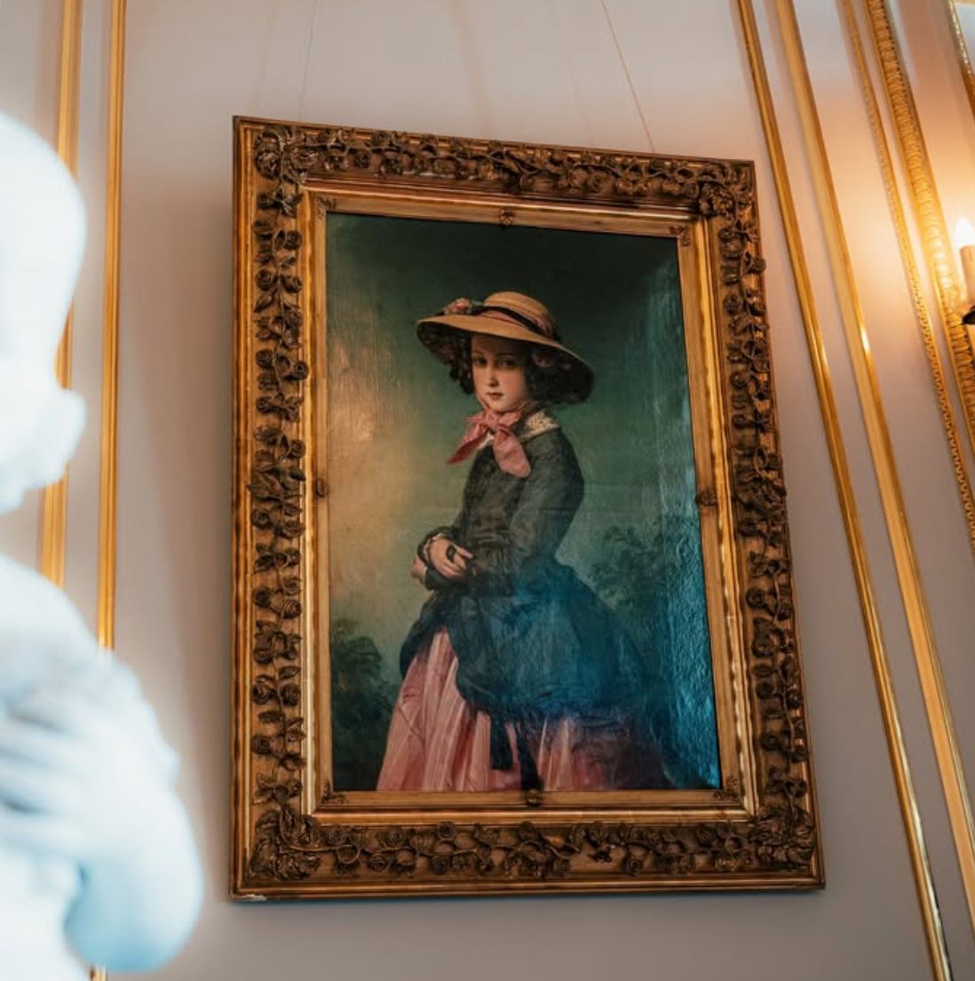 Princess Charlotte of Belgium, who would later become Empress Carlota of Mexico, is featured in one of the rare childhood portraits now on display at the Belgian Royal Palace.