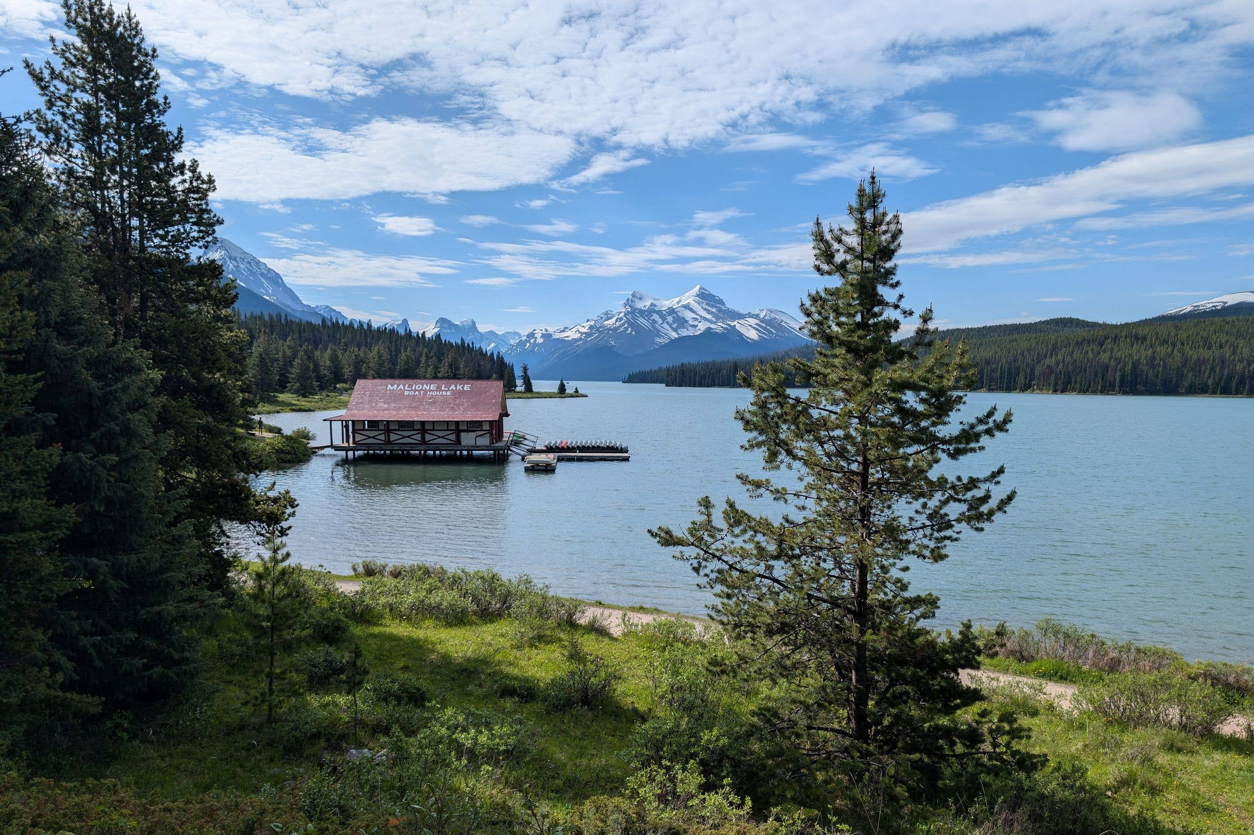 Maligne Lake in Jasper National Park