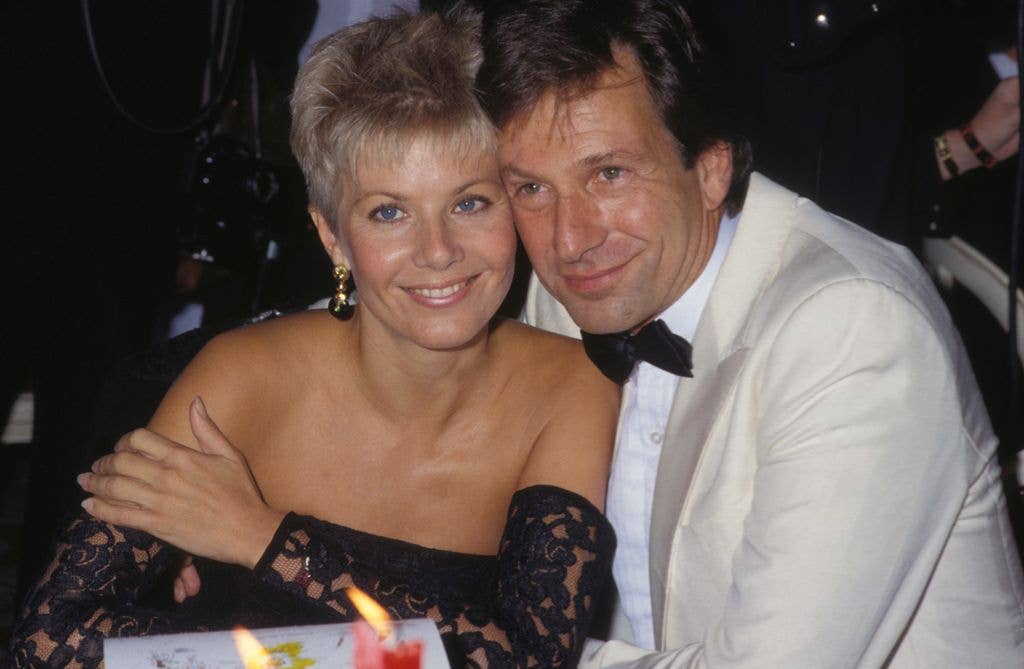 Glynis Barber switched her look up over the years. She's pictured here in 1989 with husband Michael Brandon