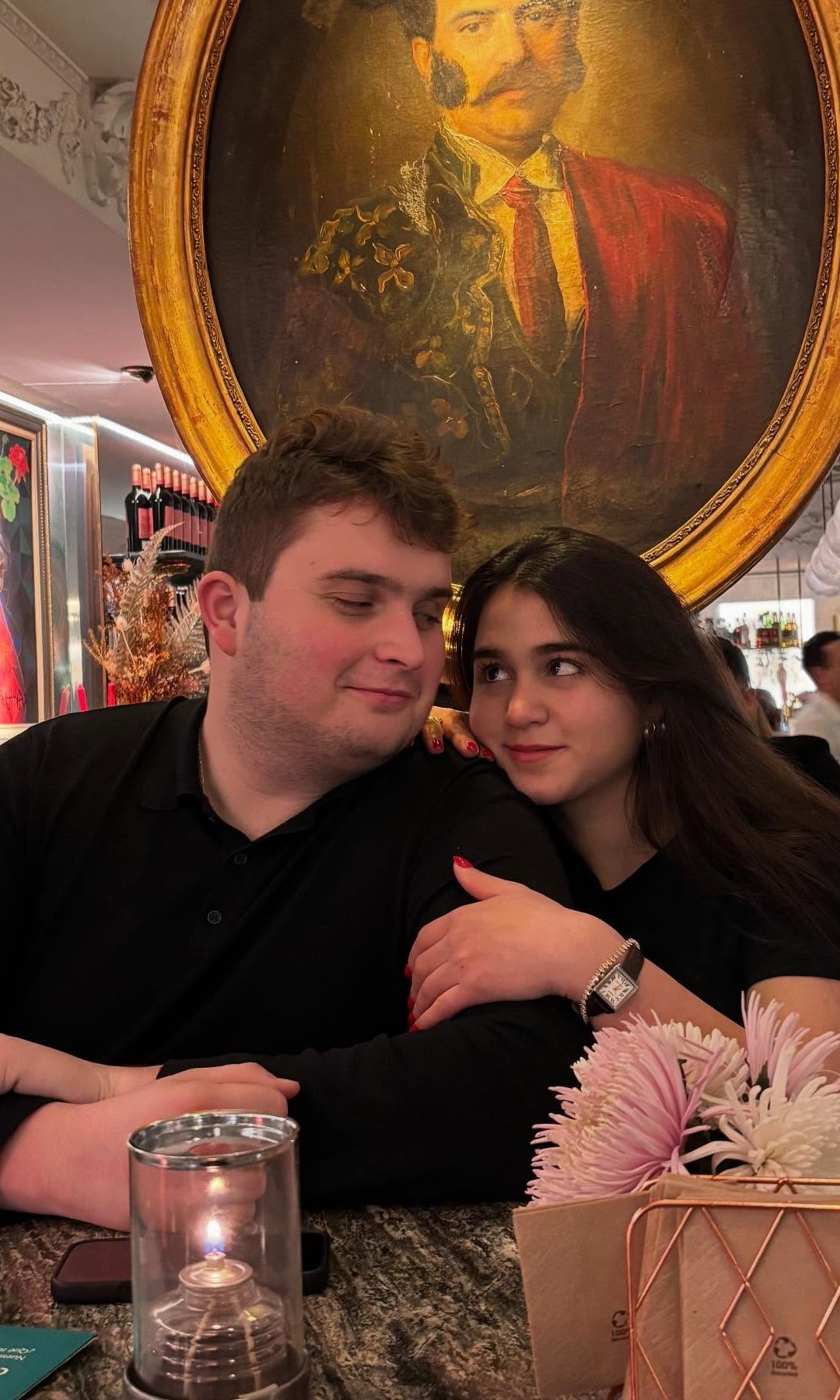 Prince Clement and his Venezuelan girlfriend Guadalupe