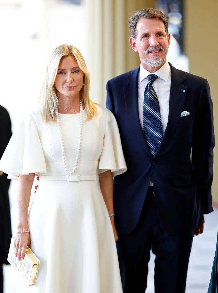 Crown Princess Marie-Chantal of Greece and Crown Prince Pavlos of Greece
