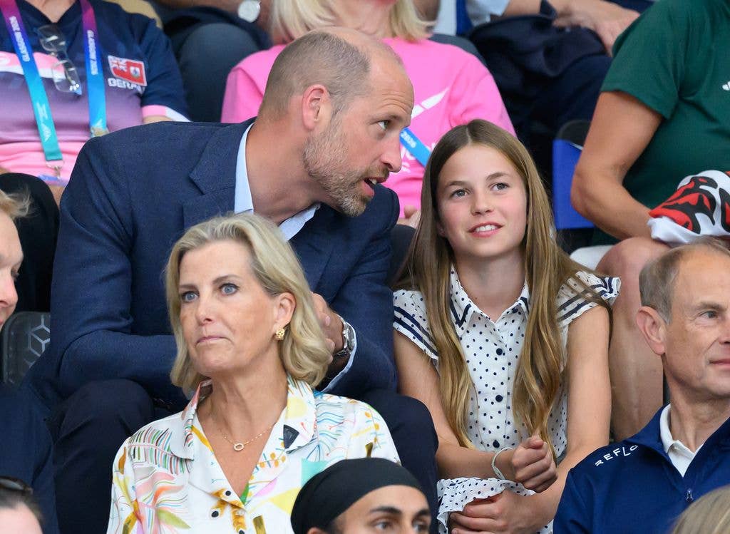Speaking with athletes at the event, her father, Prince William said she "loves ballet and gymnastics"