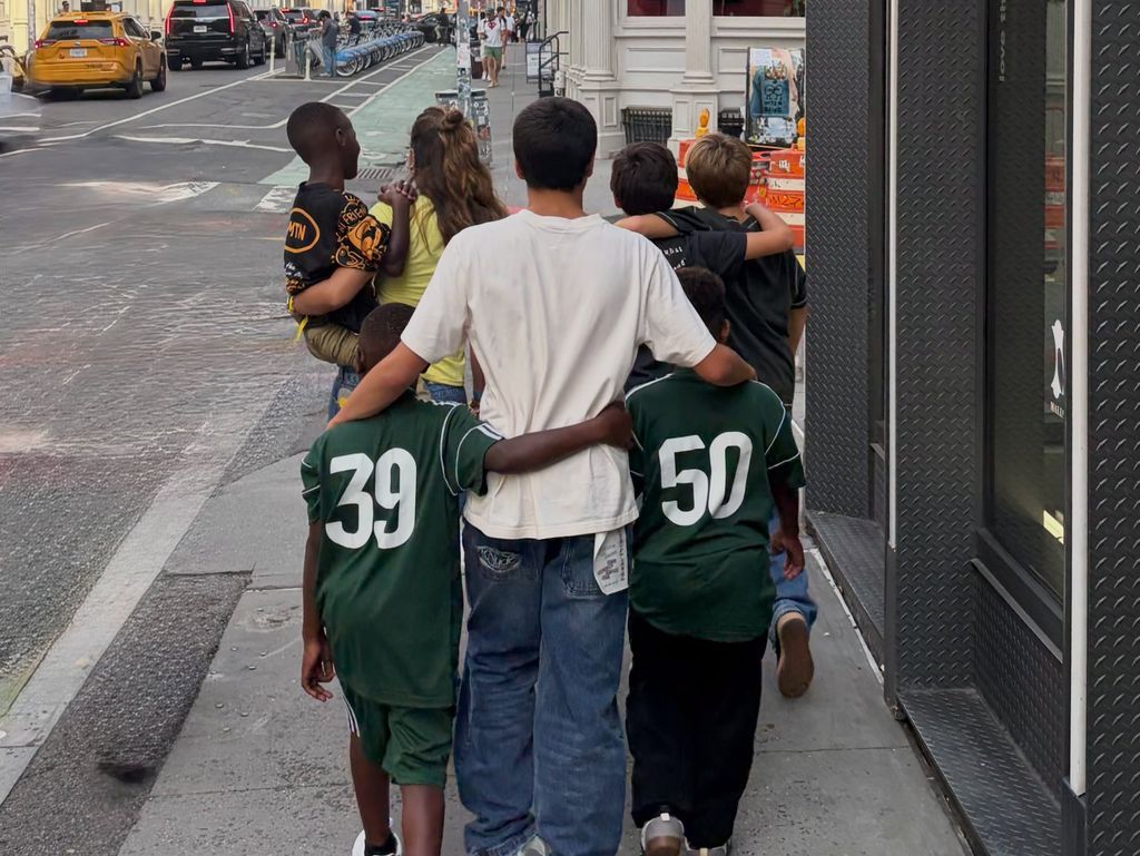 Milan, Shakira’s eldest son, melts hearts in his role as a big brother to the Ghetto Kids