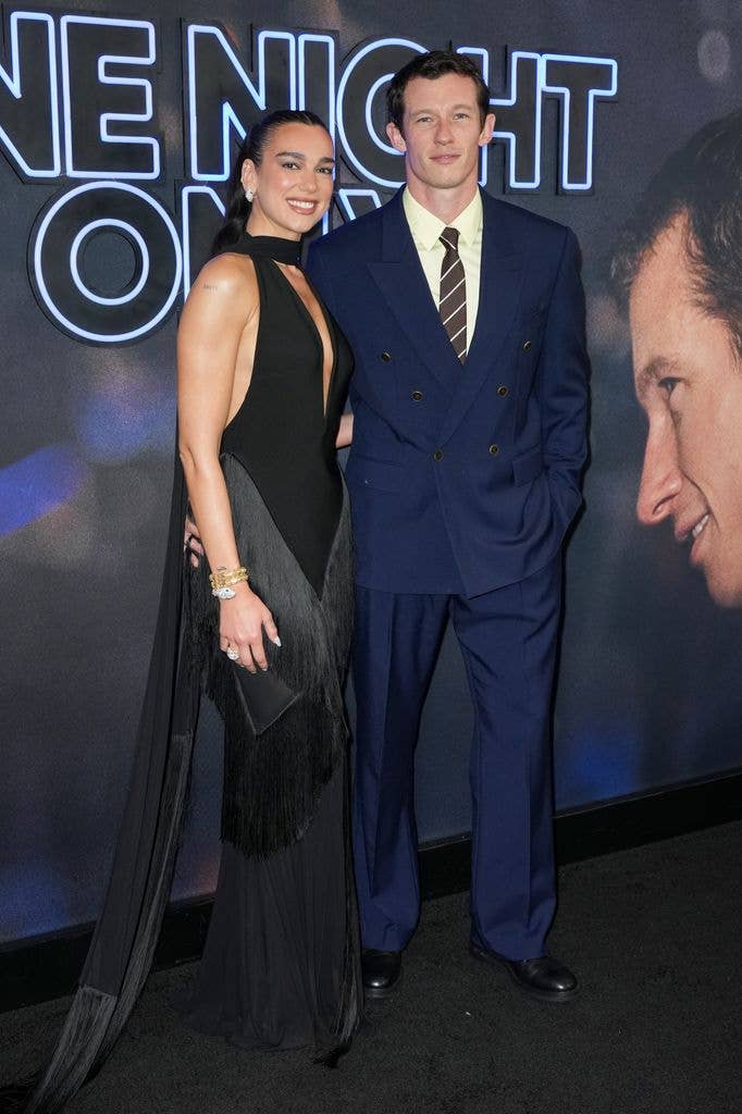 Dua lipa Callum turner nyc premiere