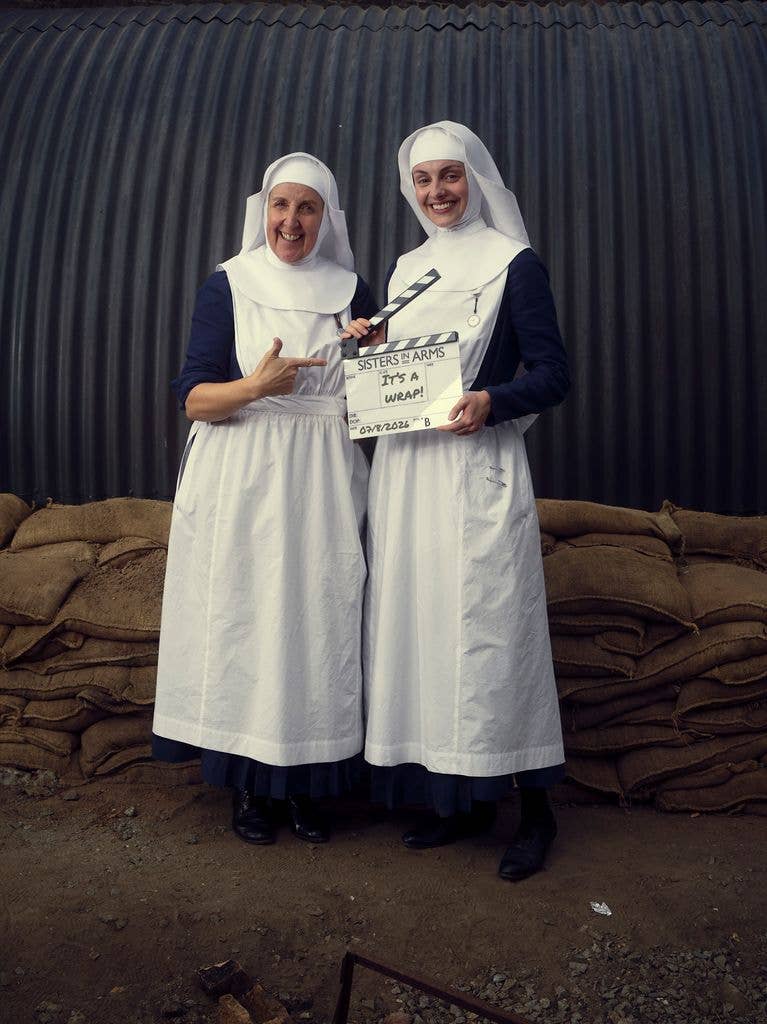 Sister Alice (Julie Hesmondhalgh), Sister Julienne (Helena Wilson) in Sisters in Arms