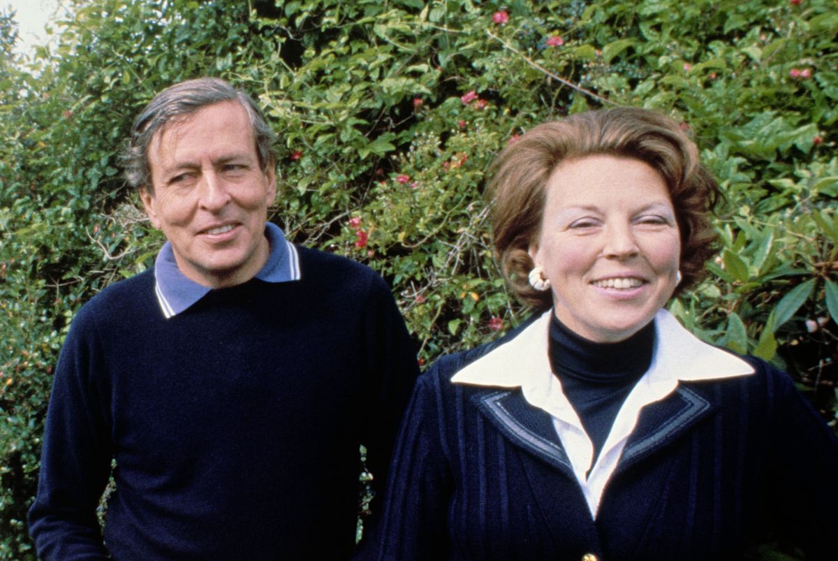 Crown Princess Beatrix and Prince Claus pictured together in April 1980, shortly before Beatrix became Queen of the Netherlands.