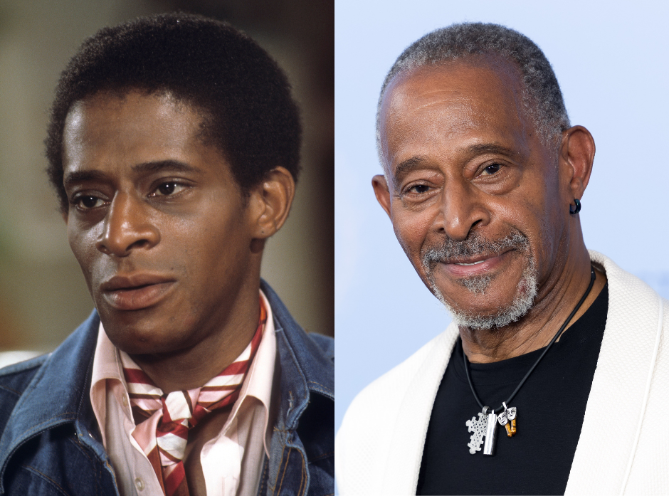 Split image of Antonio Fargas. Seen in 1977 and 2025.