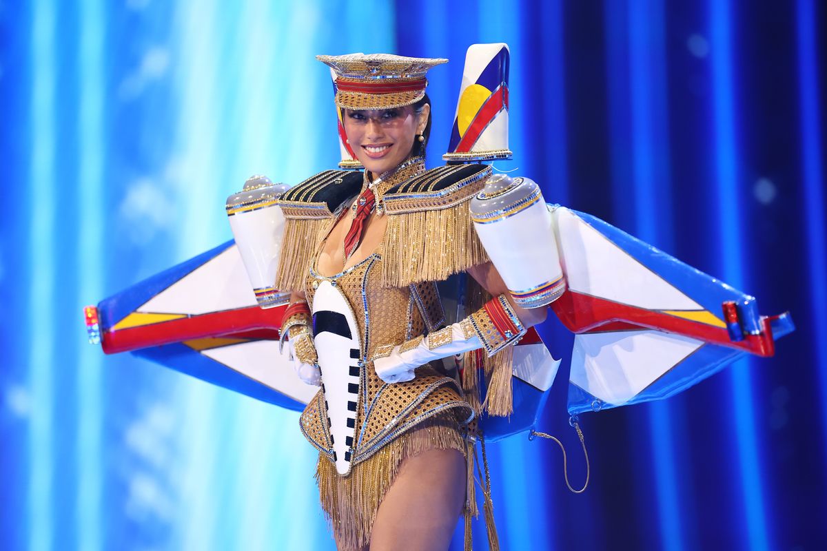 Miss Philippines Michelle Marquez Dee attends the 72nd Miss Universe Competition - National Costume Show