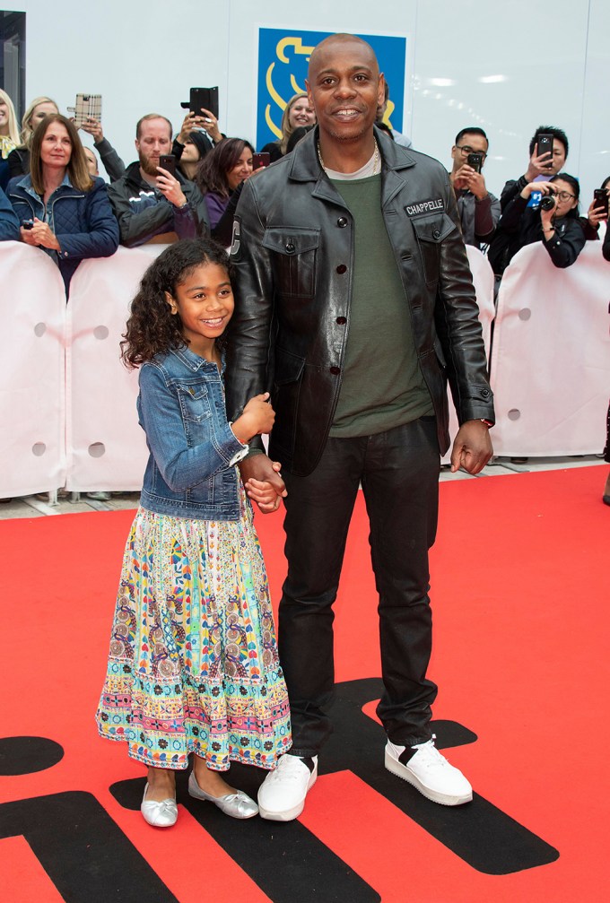 Dave Chappelle & Daughter Sanaa At ‘A Star Is Born’ Premiere