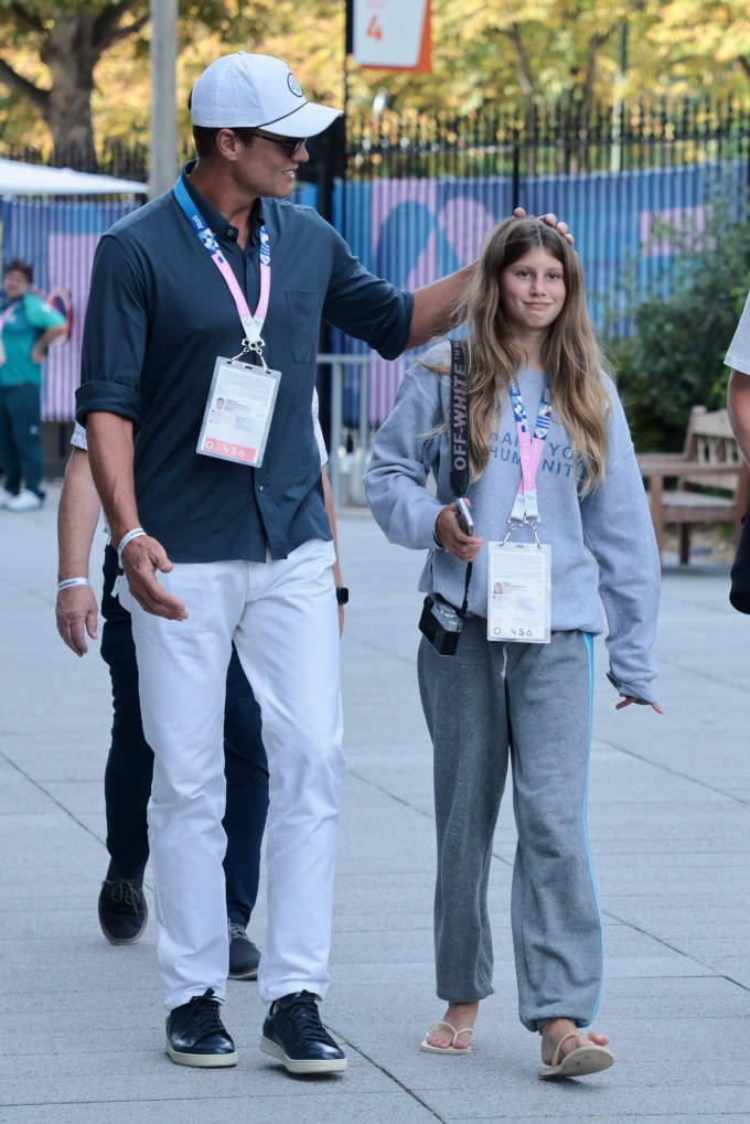 Vivian and Tom Brady at Olympic Games Paris 2024: Day 9