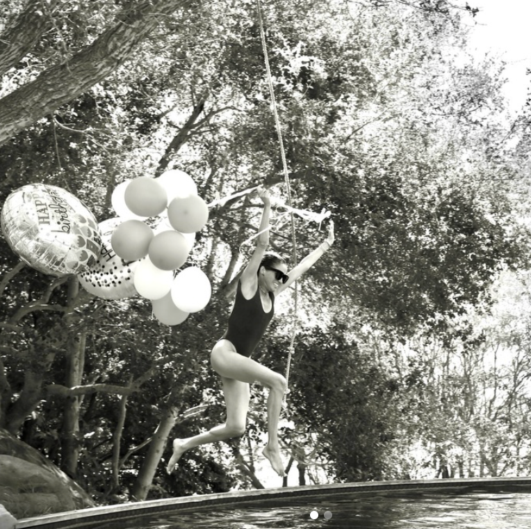 Meghan makes a splash