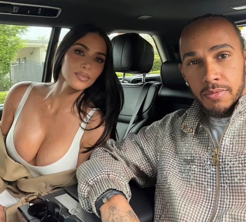 Kim Kardashian and Lewis Hamilton share some private shots on social media