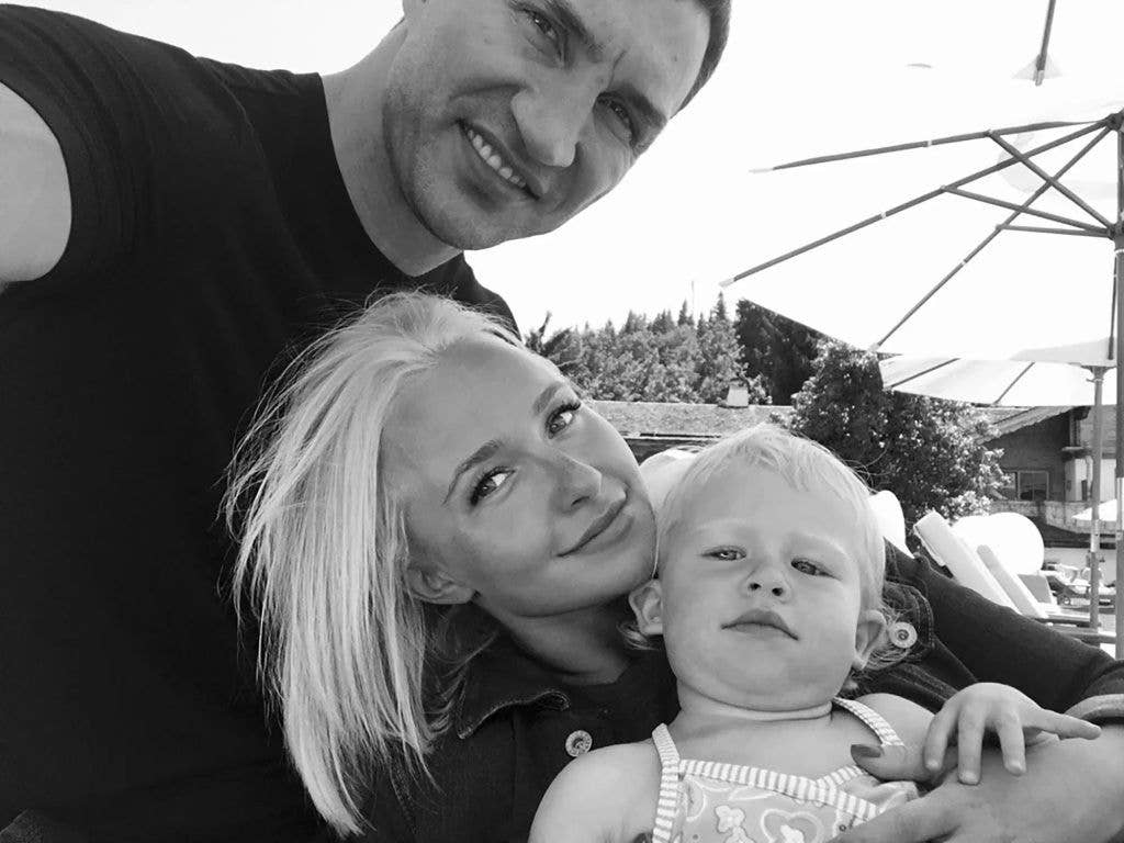 Hayden with her daughter Kaya