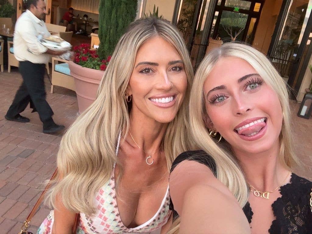 Christina and mini-me daughter Taylor during their staycation 