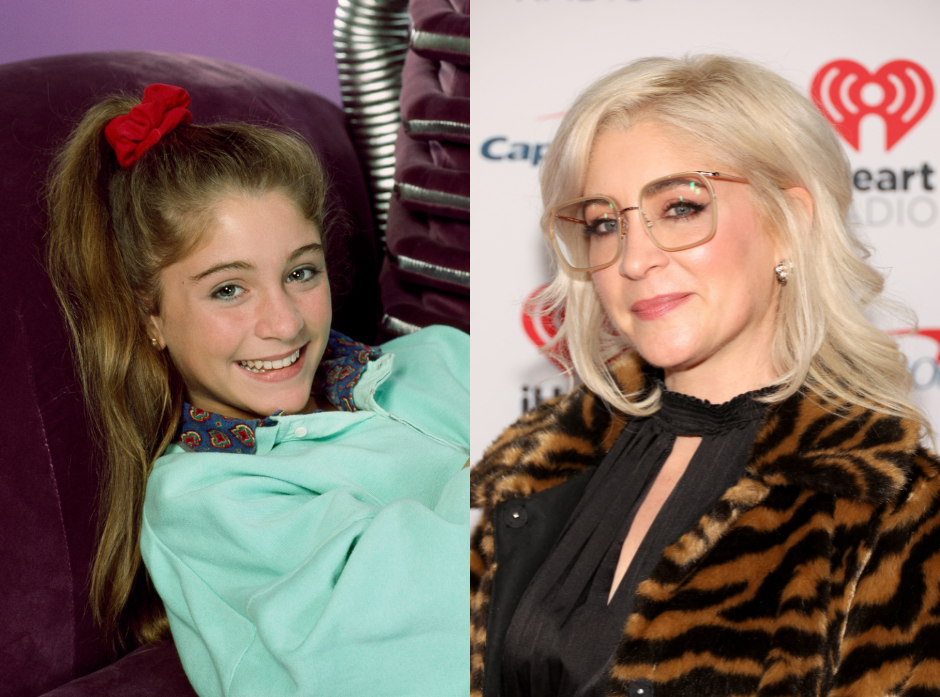 Split image of Staci Keanan, in 1980 and in 2024.