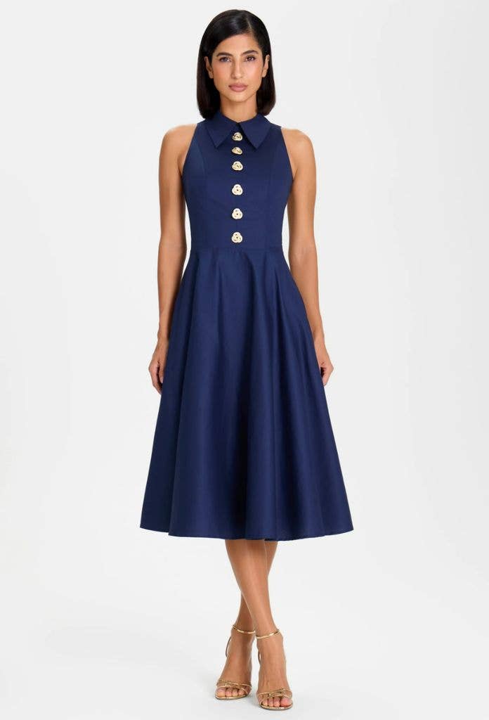Nadine Merabi 'Laura' Navy Dress