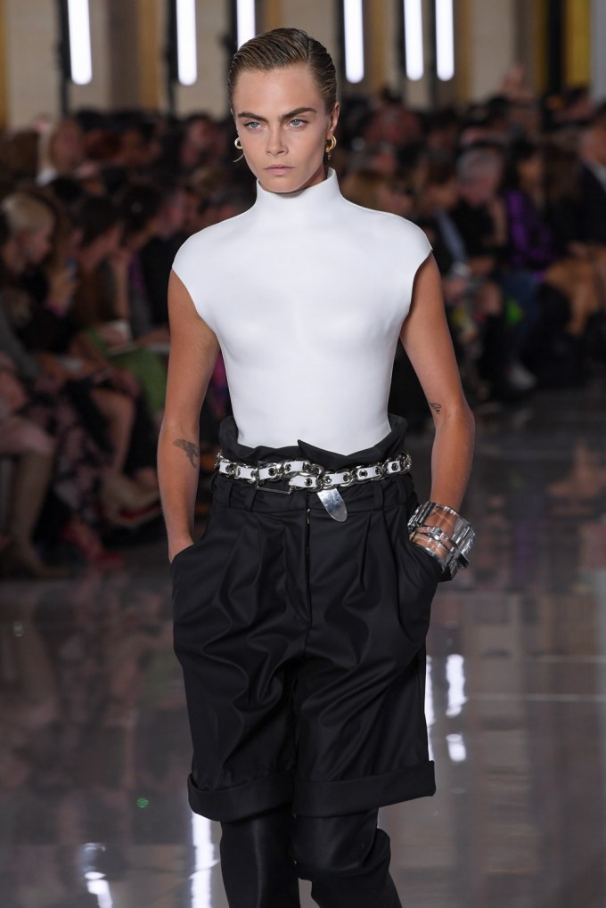 Cara Delevingne at the Balmain Spring Summer 2019 Show