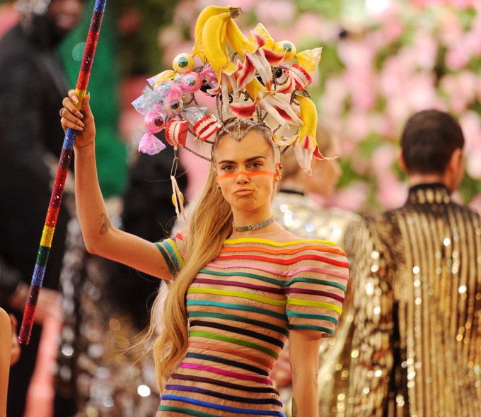 Cara Delevingne at the 2019 Met Gala