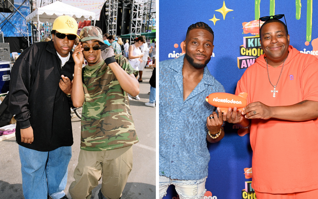 Kenan Thompson and Kel Mitchell split image