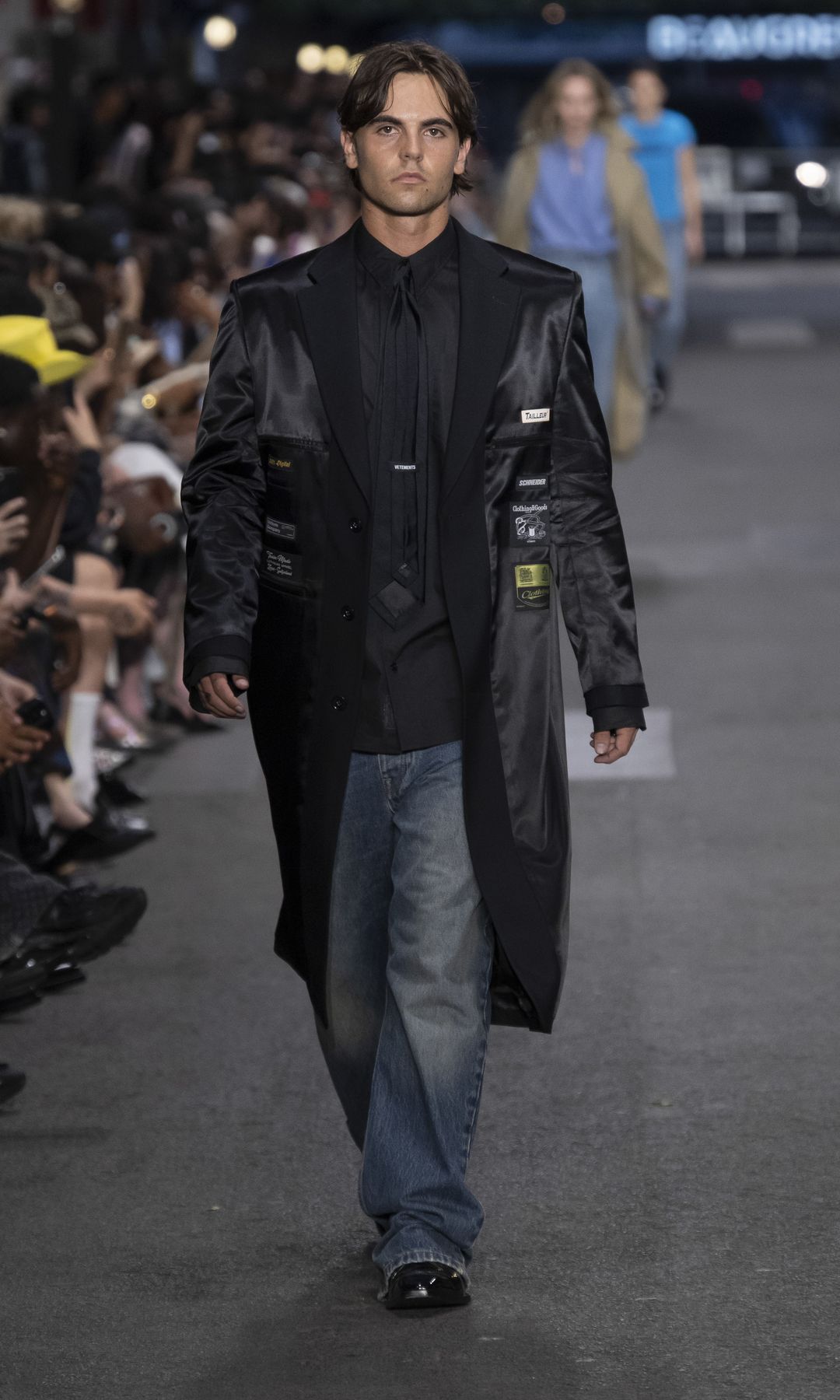 Sean Preston Federline at the Vetements Menswear Spring/Summer 2027 fashion show on Paris Fashion Week