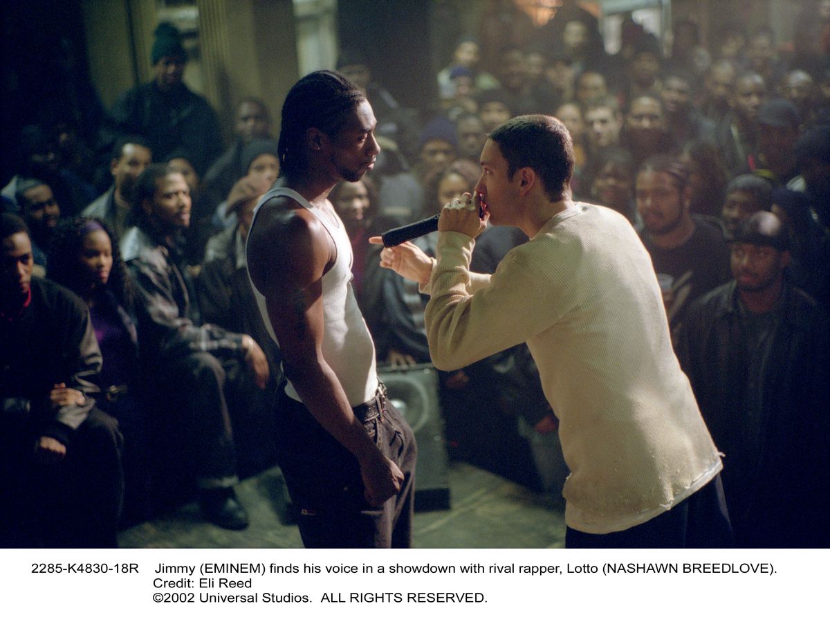 Eminem and Nashawn Breedlove in '8 Mile'