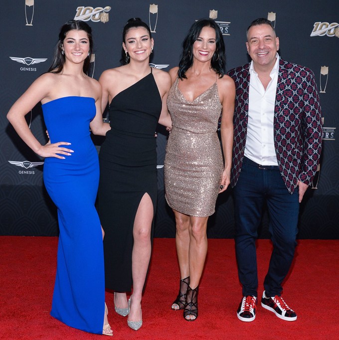 The D’Amelio Family At Super Bowl LIV’s NFL Honors