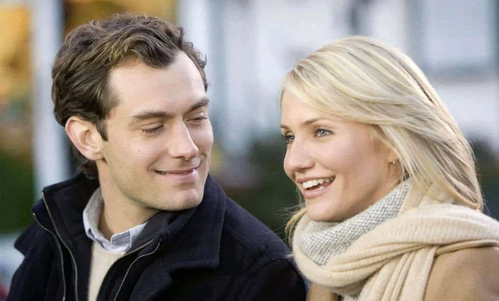 Cameron Diaz and Jude Law in The Holiday