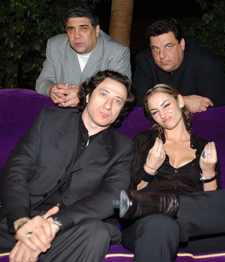Vincent with The Sopranos castmates 