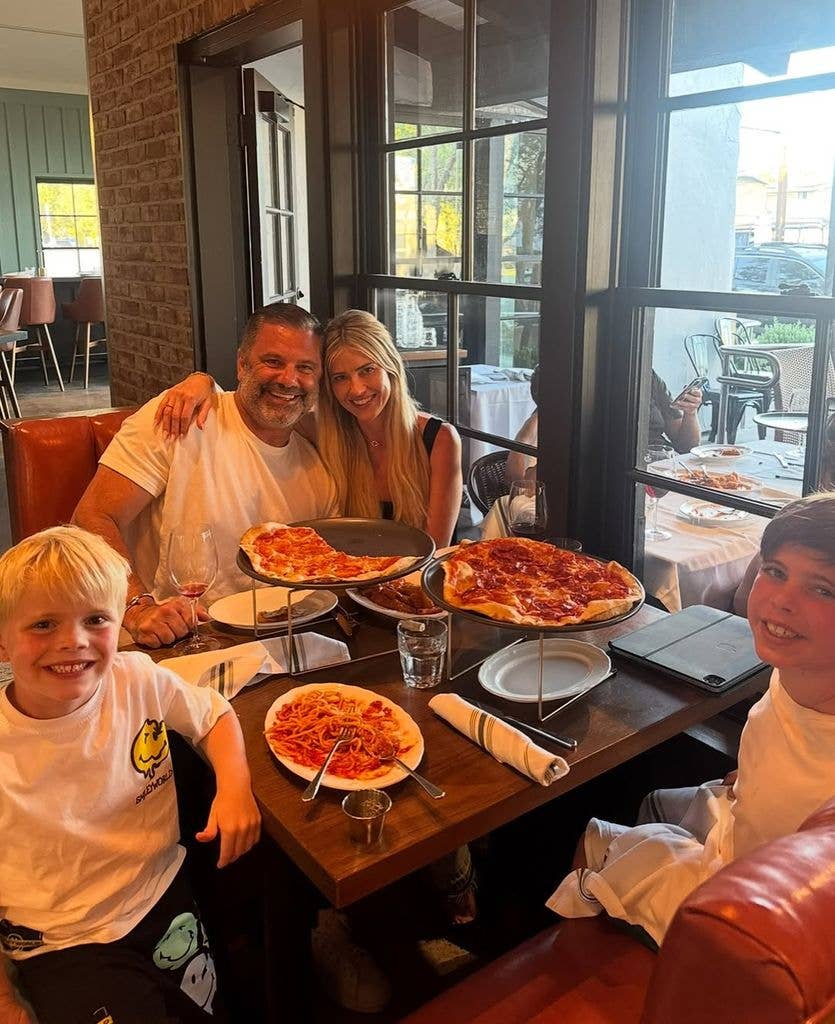 Christina Haack shared a number of photos, including one of her boyfriend and her three children