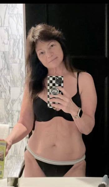 Valerie Bertenelli poses in her underwear in mirror selfie