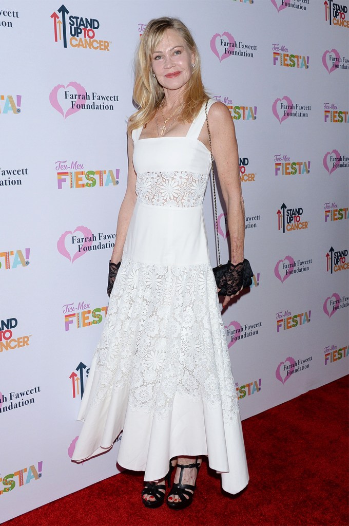Melanie Griffith Is A Vision In White