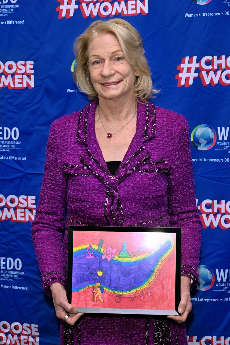 Marilyn Simons attend Women's Entrepreneurship Day at United Nations