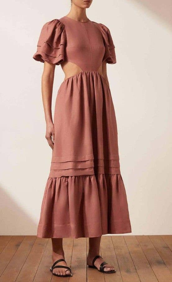 Beatrice wore this cut-out dress by Shona Joy
