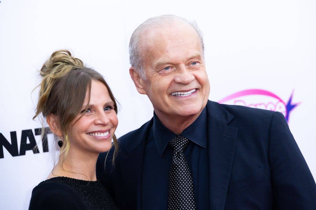 Kelsey Grammer is all smiles with his wife Kayte Walsh