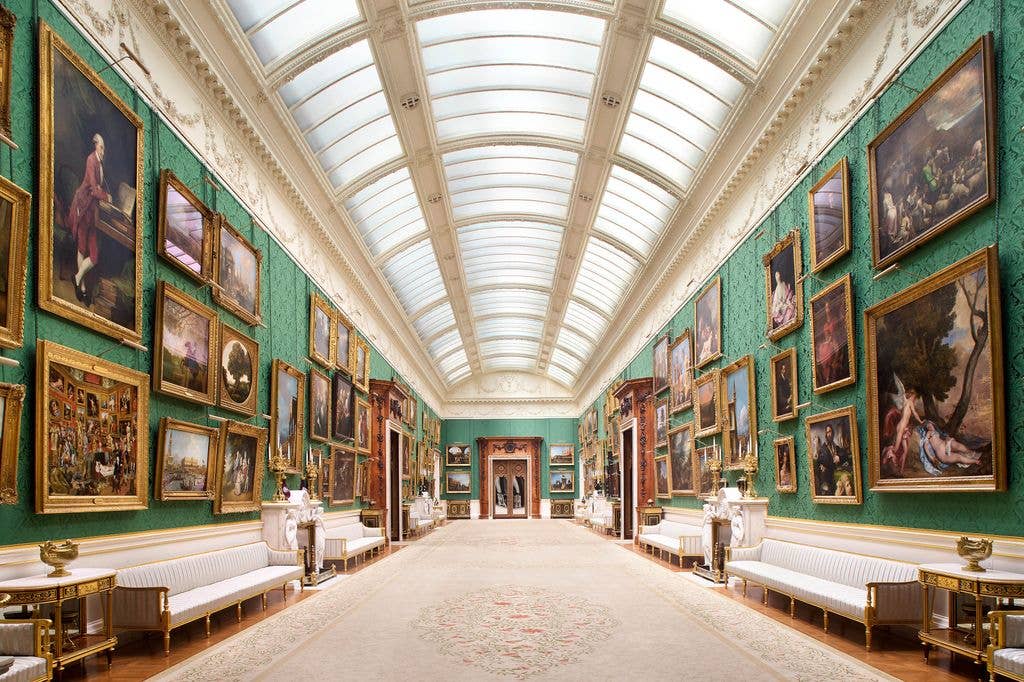 Buckingham Palace Gallery after receiving makeover ahead of its summer opening in July 2016