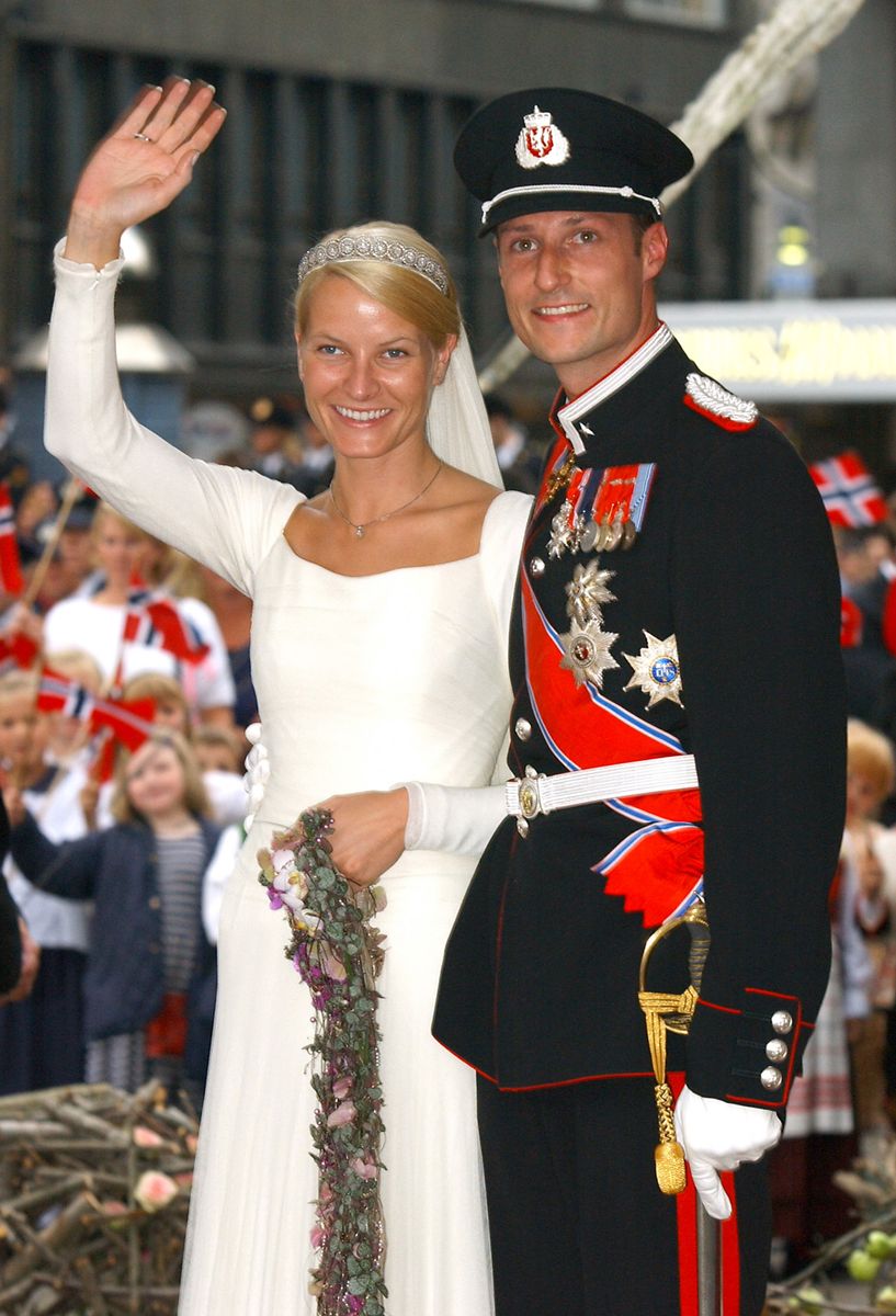 The Wedding Of Crown Prince Haakon Of Norway & Mette-Marit In Oslo. 