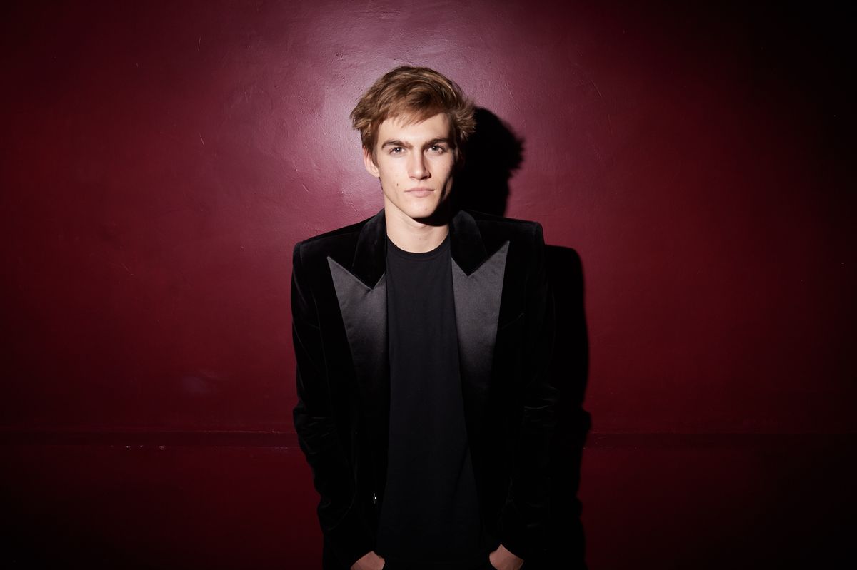 Presley Gerber attends the Balmain Homme Menswear Fall/Winter 2018-2019 aftershow