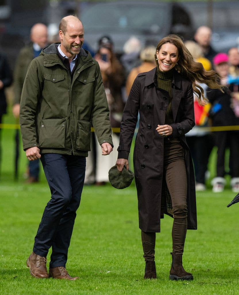 Prince William and Princess Kate visit Bute Shinty Club during a royal visit to the Isle of Bute