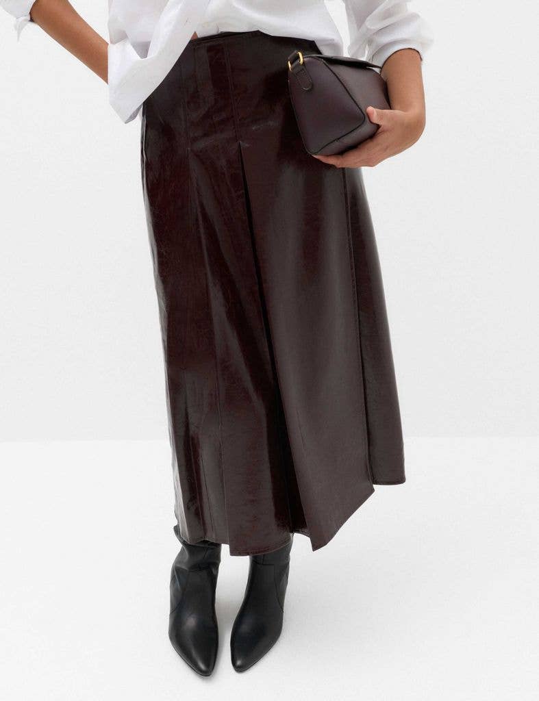 M&S Leather Skirt