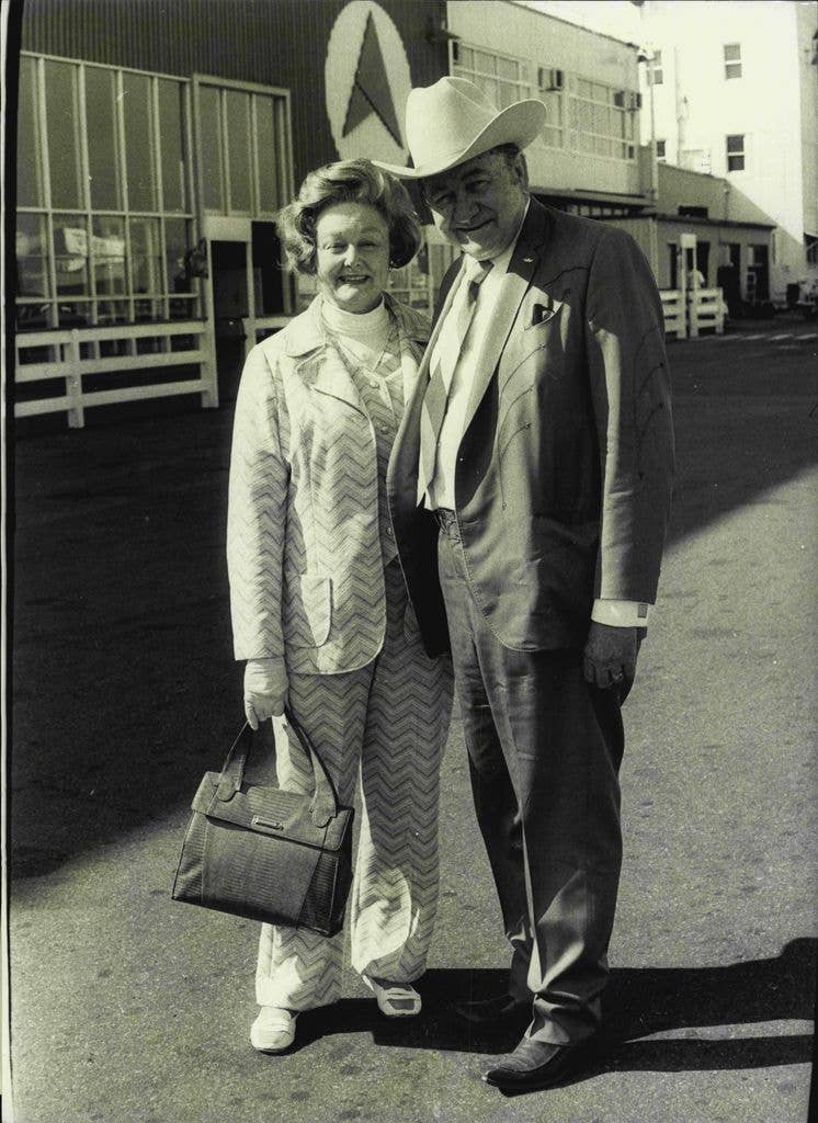 Tex Ritter and Dorothy Fay, pictured in 1972.