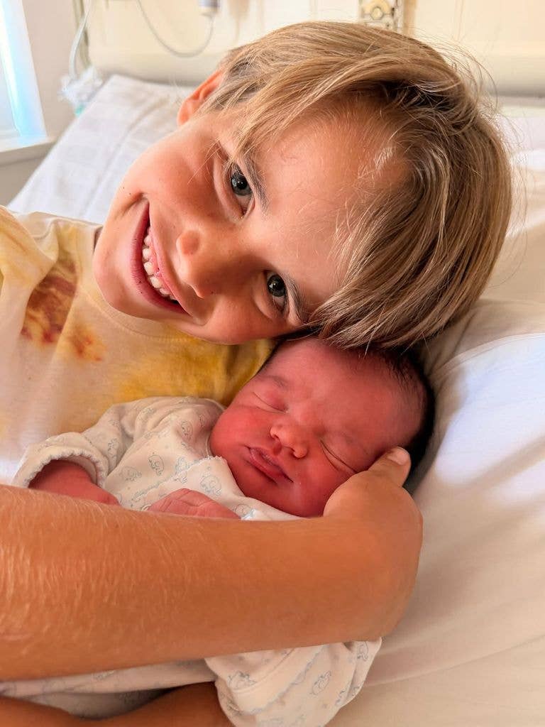 Baby Remy is instantly loved by his big brother