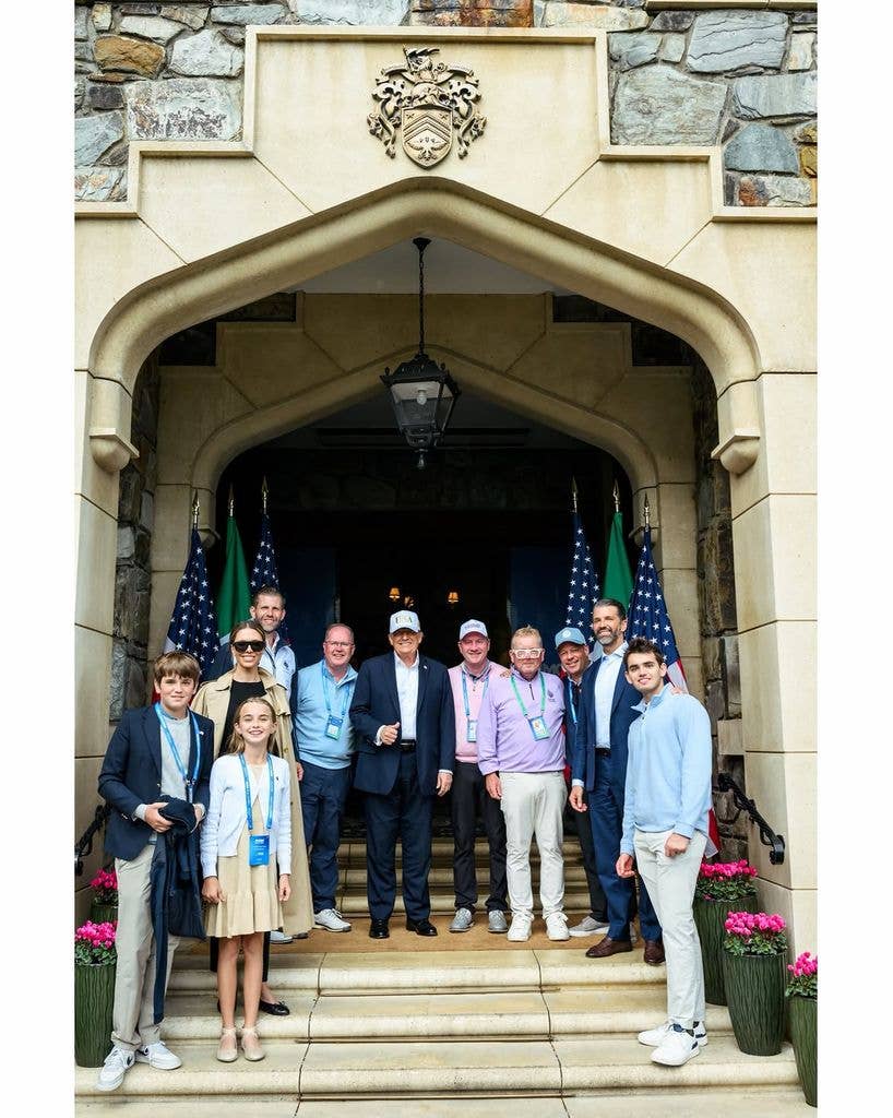 The Trump family in Ireland