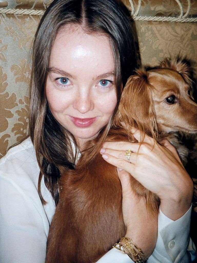 Princess Alexandra posed with her adorable pup Eloise