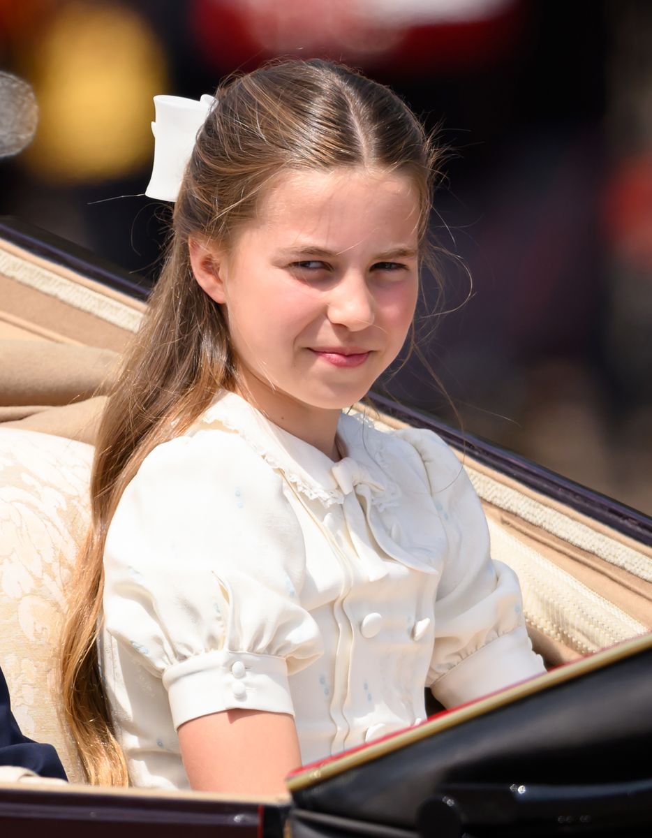 Princess Charlotte of Wales during Trooping The Colour on June 13, 2026 in London, England.